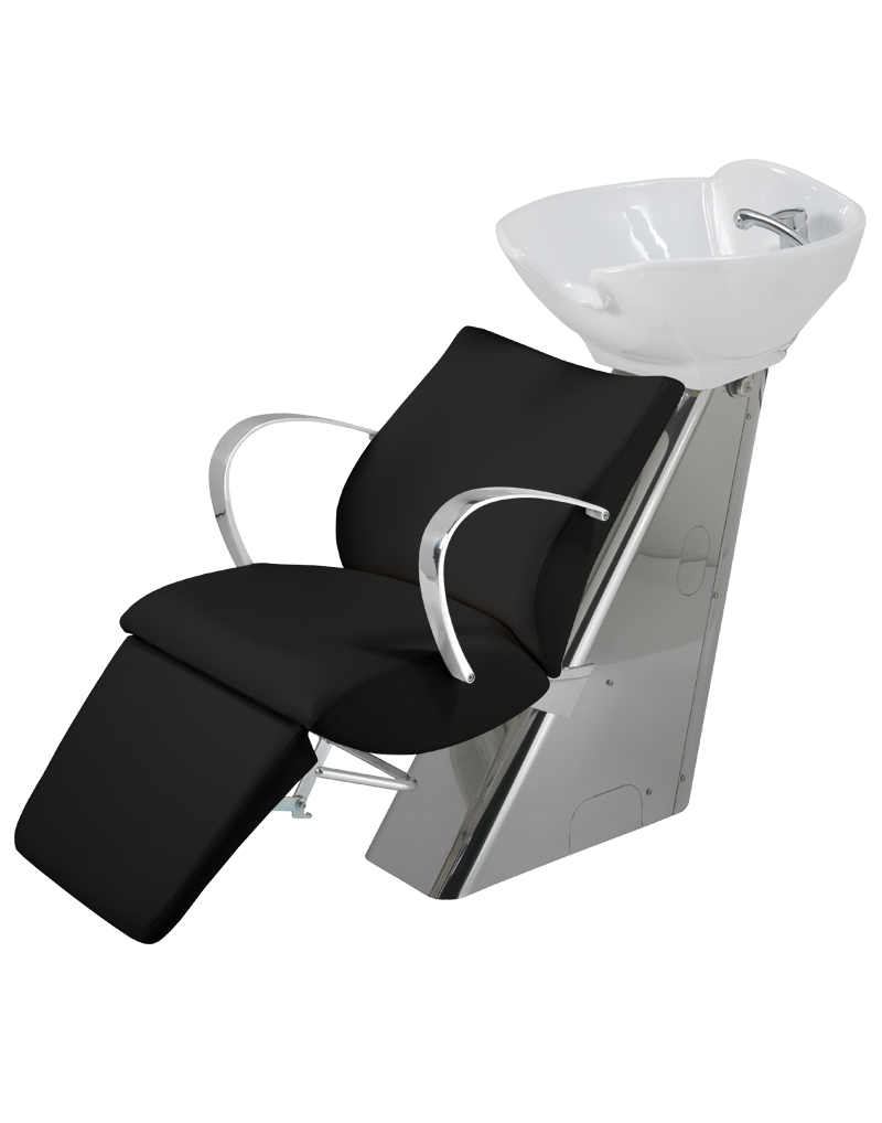 black bahama shampoo chair