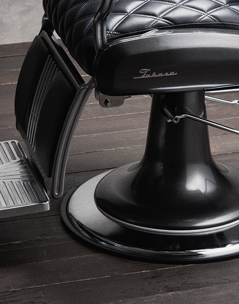 TAKARA BELMONT Legacy 100 Premium Vintage Diamond Barber Chair