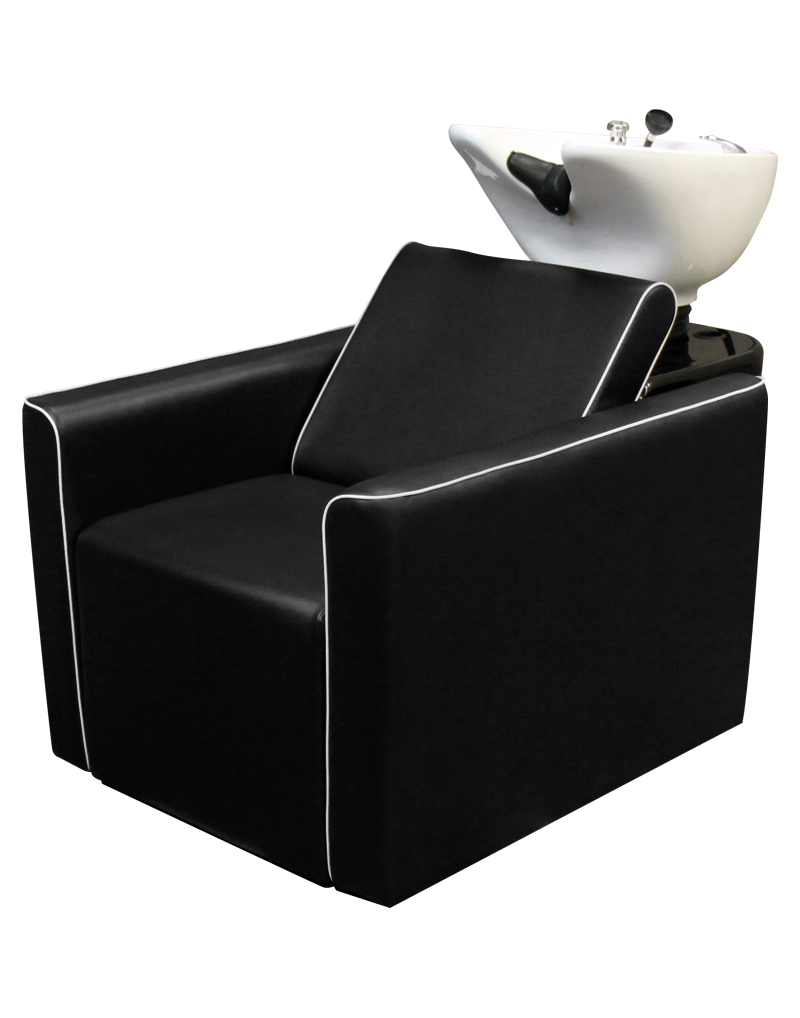 Lusso black shampoo chair