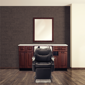 Custom Barber Station - Call for Personalized Quote