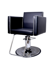 Lusso black salon chair