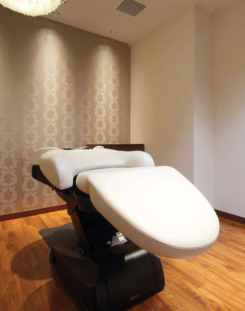 Takara Belmont white shampoo chair